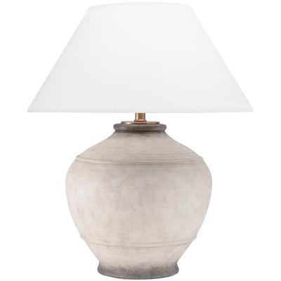 Hudson Valley - Malta 1-Light Table Lamp - L1373-ASH