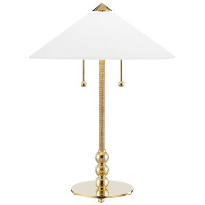 Hudson Valley - Flare 2-Light Table Lamp - L1395-AGB