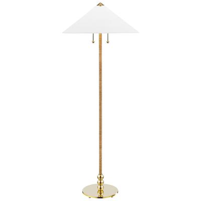 Hudson Valley - Flare 2-Light Floor Lamp - L1399-AGB