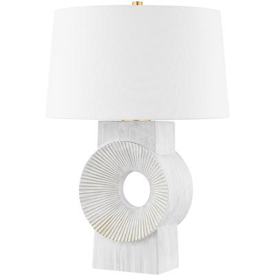 Hudson Valley - Milner 1-Light Table Lamp - L1927-AGB/CWW