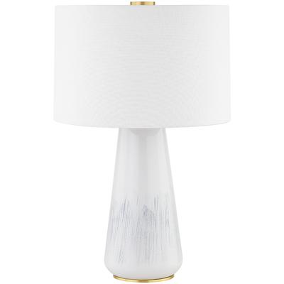 Hudson Valley - Saugerties 1-Light Table Lamp - L1958-AGB/CWA