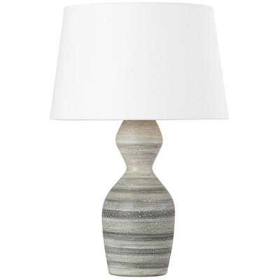 Hudson Valley - Nahant Table Lamp - Vintage Gold Leaf/White Dune - L7329-VGL/CWD