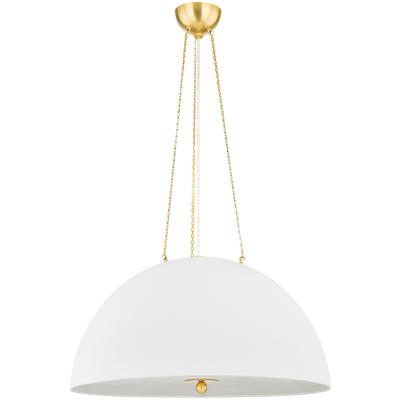 Hudson Valley - Chiswick 4-Light Pendant - MDS1101-AGB/WP