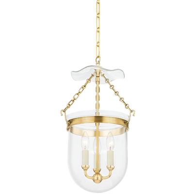 Hudson Valley - Rousham 3-Light Lantern - MDS1601-AGB