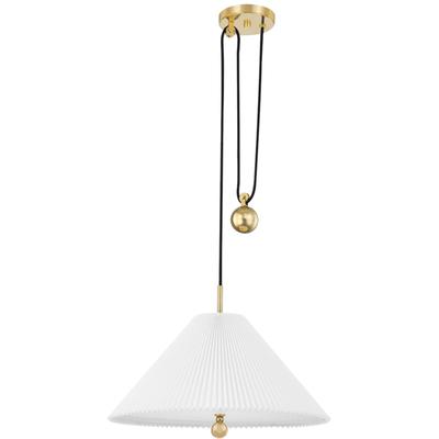 Hudson Valley - Dorset 1-Light Pendant - MDS511-AGB