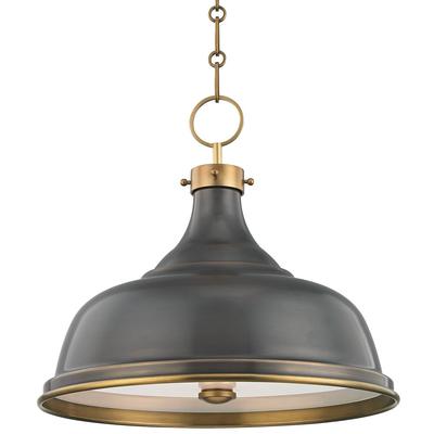 Hudson Valley - Metal No.1 - 3-Light Pendant - MDS900-ADB