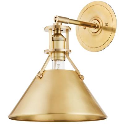 Hudson Valley - Metal No. 2 1-Light Sconce - MDS950-AGB