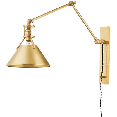 Hudson Valley - Metal No. 2 1-Light Portable Sconce - MDS953-AGB