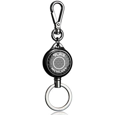 Tumi, Inc.-Retractable Key Fob - Carbon-103528-1164