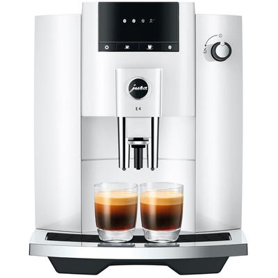 Jura - E4 Automatic Coffee Machine â€“ Piano White - 15560