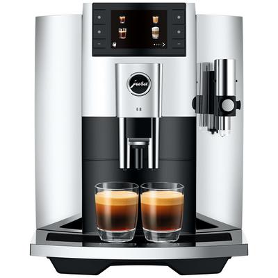 Jura - E8 Coffee Machine - Chrome - 15646