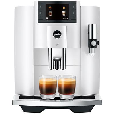 Jura - E8 Coffee Machine - Piano White - 15683