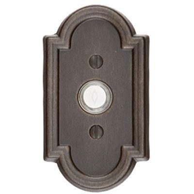 Emtek - Lost Wax Cast Bronze Doorbell Button & #11 Rosette - 2411