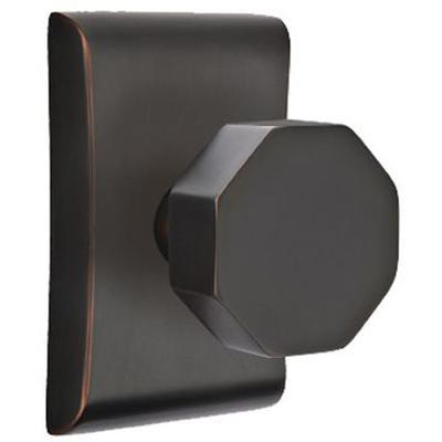 Emtek - Brass Modern Dummy Knob Set with Octagon Knob & Neos Rosette - 5051OCT