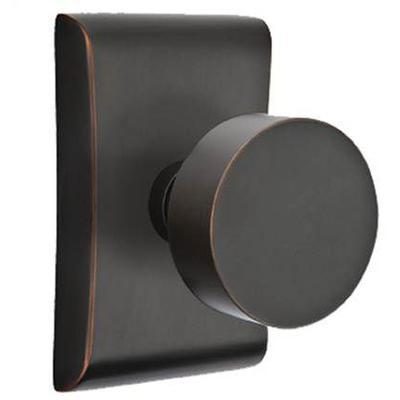 Emtek - Brass Modern Dummy Knob Set with Round Knob & Neos Rosette - 5051ROU