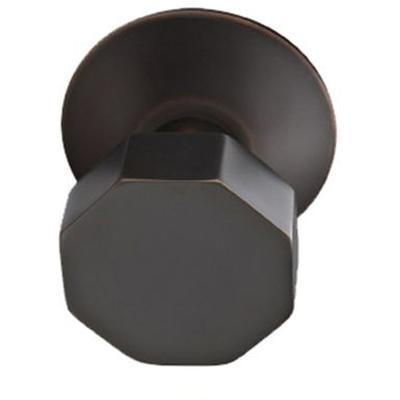 Emtek - Brass Modern Dummy Knob Set with Octagon Knob & Modern Rosette - 5057OCT