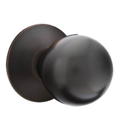 Emtek - Brass Modern Dummy Knob Set with Orb Knob & Modern Rosette - 5057OR