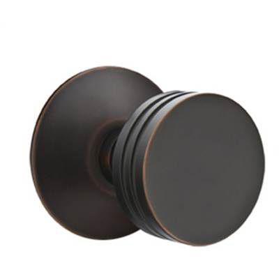 Emtek - Brass Modern Passage Knob Set with Bern Knob & Modern Rosette - 5107BN
