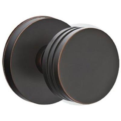 Emtek - Brass Modern Passage Knob Set with Bern Knob & Disk Rosette - 5109BN