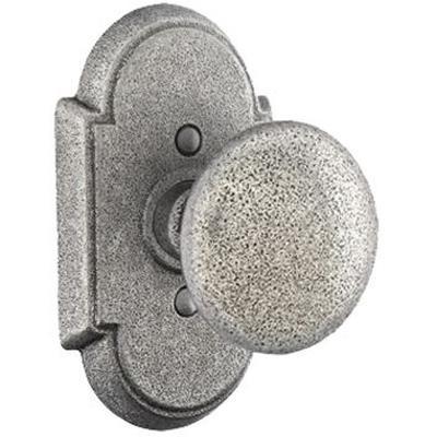 Emtek - Wrought Steel Privacy Knob Set with Jamestown Knob & #1 Rosette - 7201J