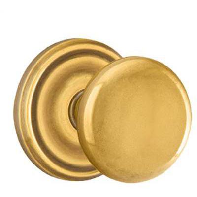 Emtek - Brass Classic Dummy Knob Set with Providence Knob & Regular Rosette - 8050P