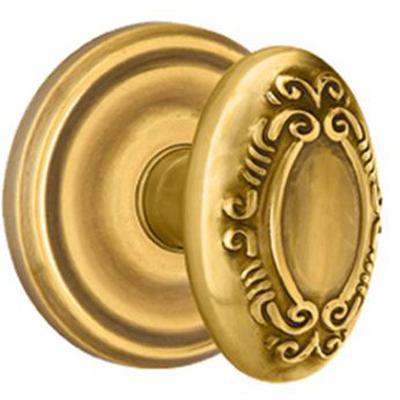 Emtek - Brass Designer Dummy Knob Set with Victoria Knob & Regular Rosette - 8050V