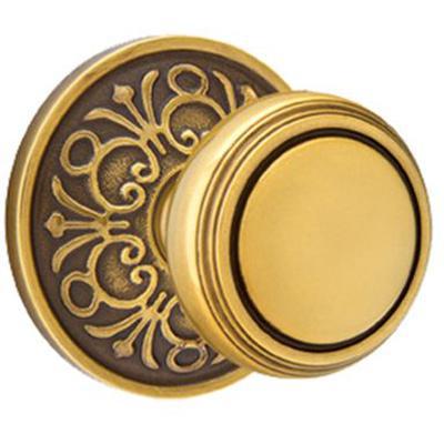 Emtek - Brass Classic Dummy Knob Set with Norwich Knob & Lancaster Rosette - 8056NW