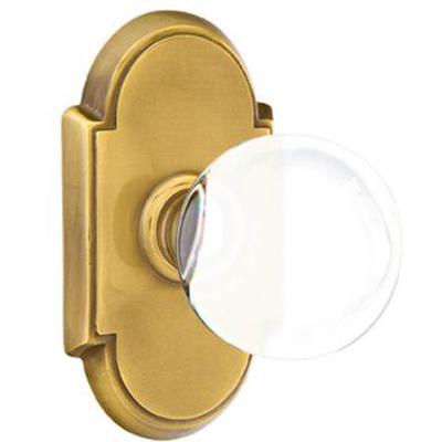 Emtek - Crystal Dummy Knob Set with Bristol Knob & #8 Rosette - 8058BL