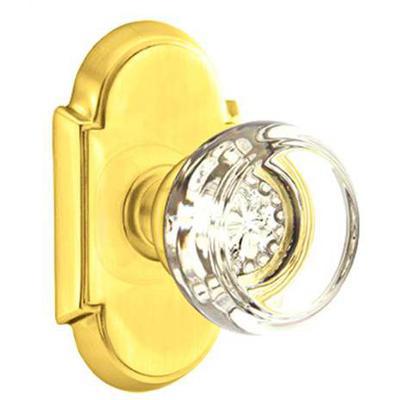 Emtek - Crystal Dummy Knob Set with Georgetown Knob & #8 Rosette - 8058GT