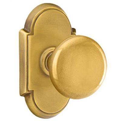 Emtek - Brass Classic Dummy Knob Set with Providence Knob & #8 Rosette - 8058P
