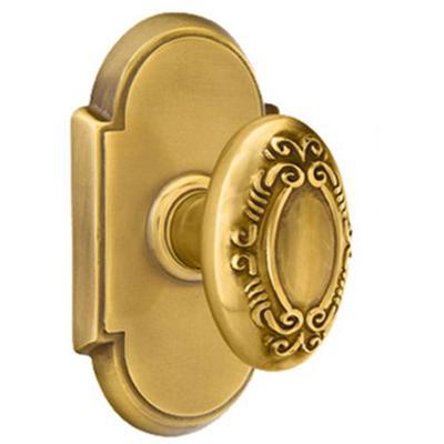 Emtek - Brass Designer Dummy Knob Set with Victoria Knob & #8 Rosette - 8058V