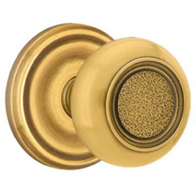 Emtek - Brass Designer Passage Knob Set with Belmont Knob & Regular Rosette - 8100BT
