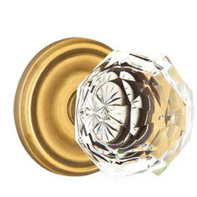 Emtek - Crystal Passage Knob Set with Diamond Crystal Knob & Regular Rosette - 8100CK