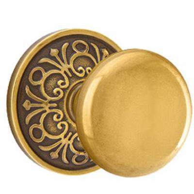 Emtek - Brass Classic Privacy Knob Set with Providence Knob & Lancaster Rosette - 8206P