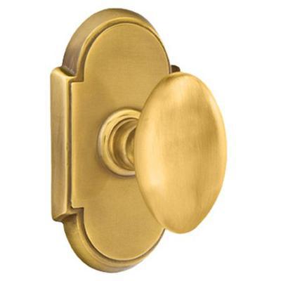 Emtek - Brass Classic Privacy Knob Set with Egg Knob & #8 Rosette - 8208E