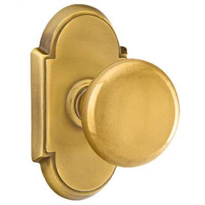 Emtek - Brass Classic Privacy Knob Set with Providence Knob & #8 Rosette - 8208P