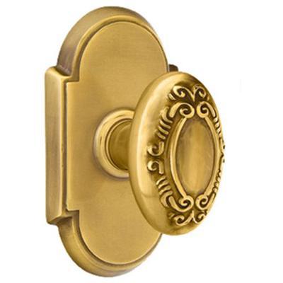 Emtek - Brass Designer Privacy Knob Set with Victoria Knob & #8 Rosette - 8208V