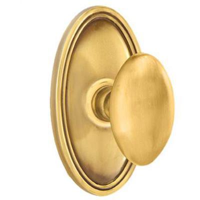 Emtek - Brass Classic Privacy Knob Set with Egg Knob & Oval Rosette - 8220E