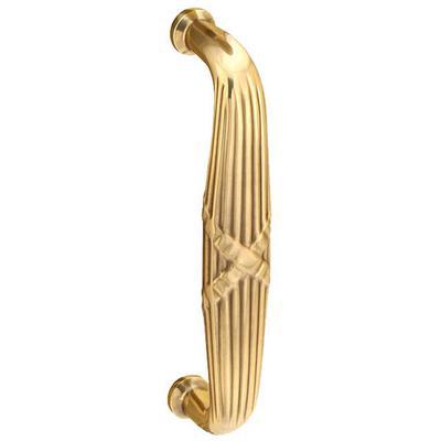 Emtek - Brass Ribbon & Reed 8" Center-to-Center Door Pull - 86080