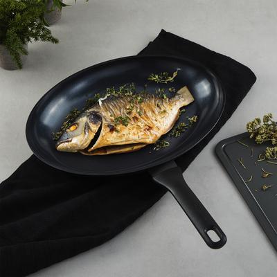 BergHOFF - DiNA Helix 13.25" Recycled Aluminum Nonstick Ceramic Fish Pan - 1315093