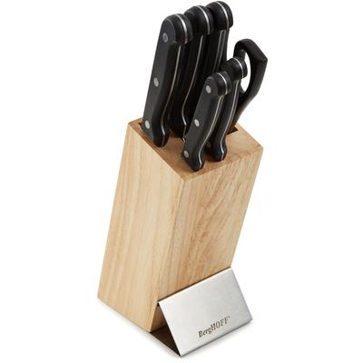 BergHOFF - DiNA Pica 7-Piece Stainless Steel Knife Block Set - 1315152