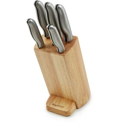 BergHOFF - DiNA Entity 6-Piece Stainless Steel Knife Block Set - 1315153
