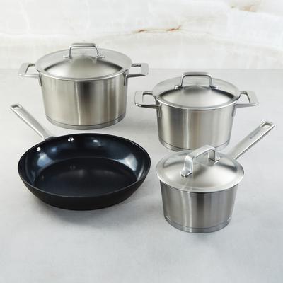BergHOFF - DiNA Meta 7-Piece Recycled Cookware Set with Nonstick Fry Pan - 1315154