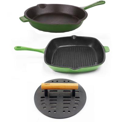 BergHOFF - 5-Piece Cast Iron Set - Green - 2211961
