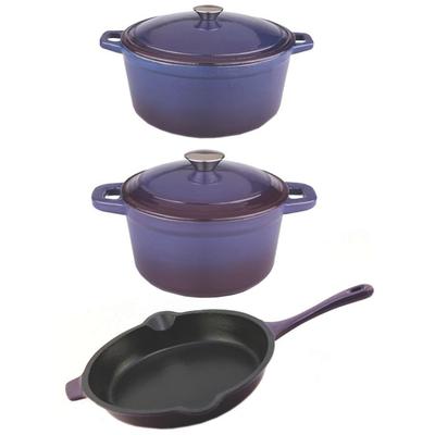 BergHOFF - Neo Cast Iron 5 Piece Set Purple - 2212029