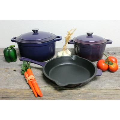 BergHOFF - Neo Cast Iron 5 Piece Set Purple - 2212029
