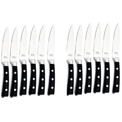 BergHOFF - Essentials Classico 12-Piece 5" Stainless Steel Steak Knife Set - 2212192