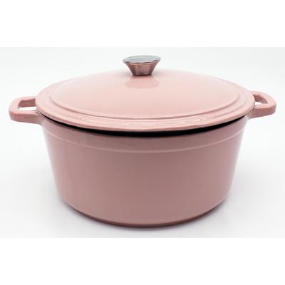 BergHOFF - Neo Cast Iron 7qt. Round Dutch Oven 11" with Lid - Pink - 2212327