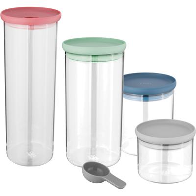 BergHOFF Leo 4-Piece Covered Container Set and Scoop