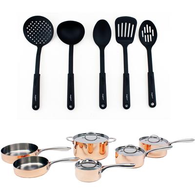 BergHOFF - Vintage 15-Piece Copper Cookware Set with Utensils - 2219057
